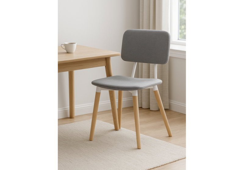 Стул деревянный Klint gray / wood (43x58x82)