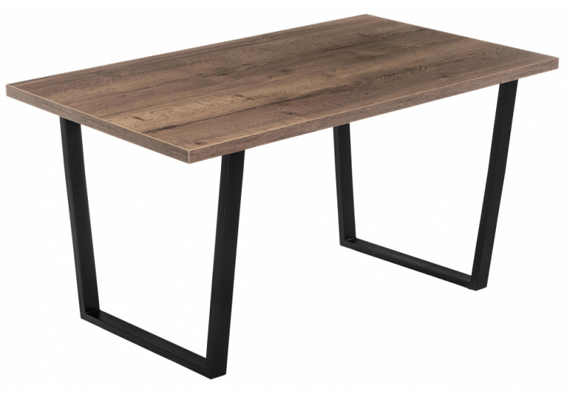 Стол деревянный Эльпатия 130 велингтон / черный матовый (75x75). 