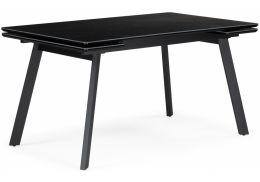 Керамический стол Норман 140(200)х80 черный мрамор shakespeare black / черный (80x75)