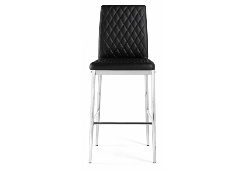 Барный стул Teon black / chrome (41x50x100)