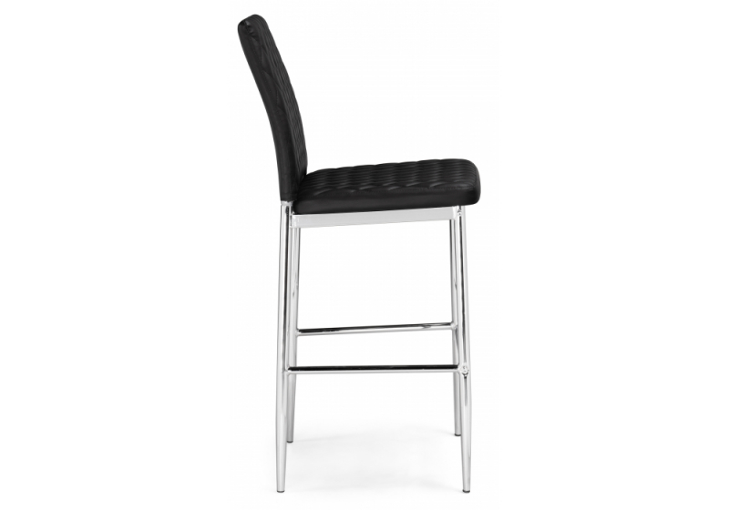 Барный стул Teon black / chrome (41x50x100)